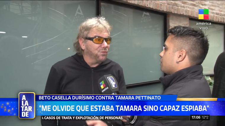 Beto Casella no se guardó nada. Foto: captura de video/ América TV. Beto Casella no se guardó nada. Foto: captura de video/ América TV.