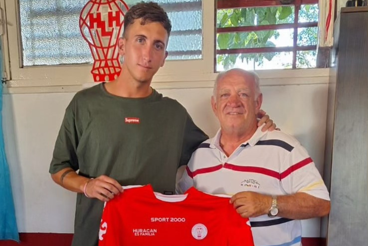 Huracán Las Heras sumó a Tadeo Marchiori. Foto: Prensa HLH