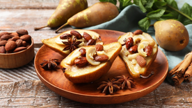 Peras al horno: un postre elegante y fácil Peras al horno: un postre elegante y fácil