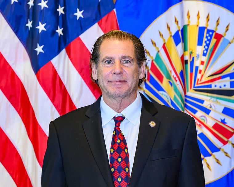 El embajador de Estados Unidos ante la Organización de los Estados Americanos (OEA), Leandro Rizzuto.
