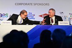 Jorge Arguello y Marc Stanley en el Consejo de las Américas Foto: Télam Jorge Arguello y Marc Stanley en el Consejo de las Américas Foto: Télam