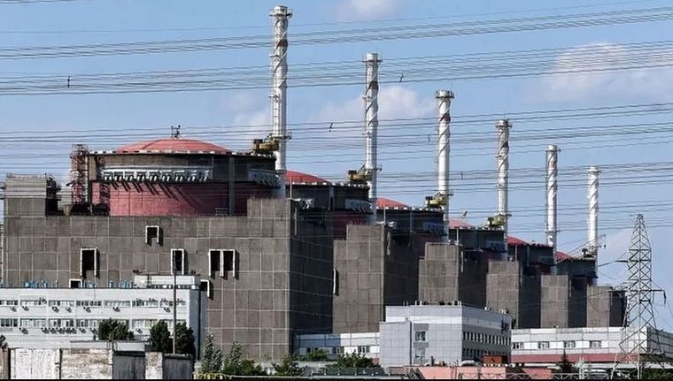 La planta nuclear de Zaporiyia es la m[as grande de Europa. Foto: GETTY IMAGES