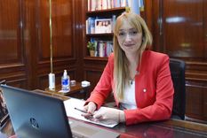 La senadora nacional Anabel Fernández Sagasti.