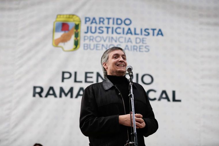 El diputado nacional y presidente del Partido Justicialista de la provincia de Buenos Aires, Máximo Kirchner. Foto: Télam