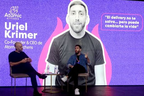 Uriel Krimer CEO de la empresa Atomic Kitchens en la Food Delivery Day Uriel Krimer CEO de la empresa Atomic Kitchens en la Food Delivery Day