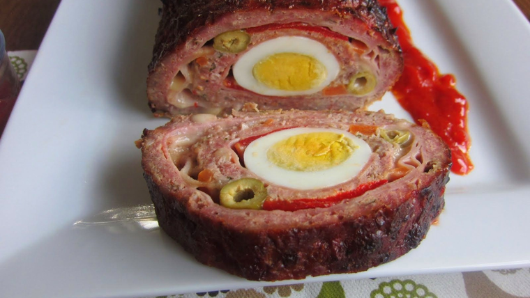 Una receta de pan de carne relleno de huevo que podés adaptar añadiendo otros ingredientes Una receta de pan de carne relleno de huevo que podés adaptar añadiendo otros ingredientes