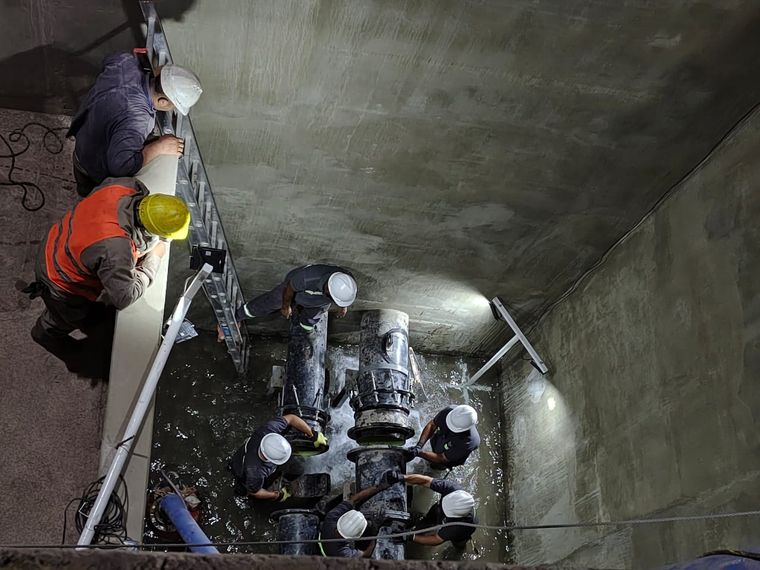 Ya se instaló el primer caudalímetros. Ya se instaló el primer caudalímetros.