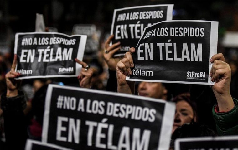 El paquete de medidas que planea el Gobierno incluye el cierre de Télam Foto: SIPREBA