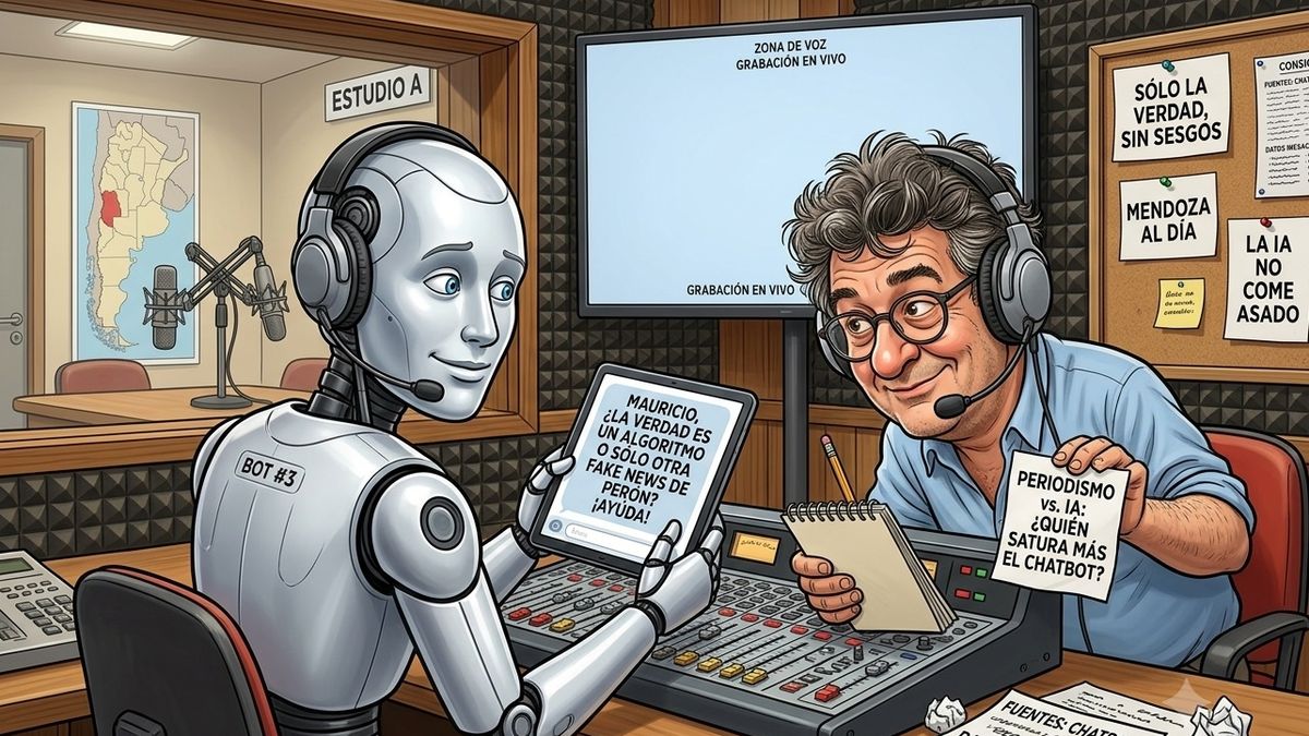 Reportaje al robot periodista del programa Bot y yo de MDZ R