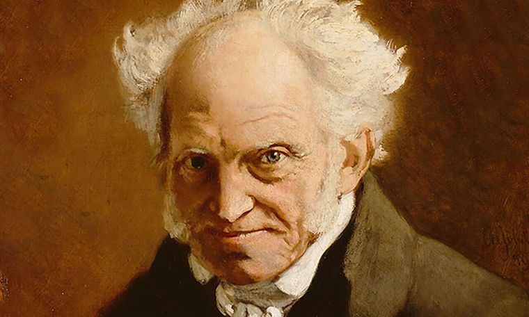 Retrato de Arthur Schopenhauer por Angilbert Wunibald Göbel (1859).