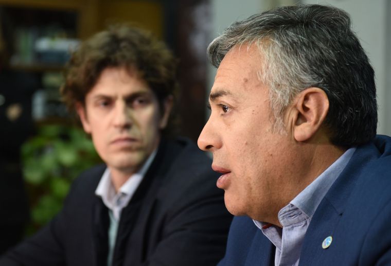 Alfredo Cornejo y Martín Lousteau. Foto: Prensa Gobierno de Mendoza