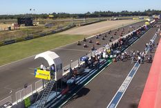 Vista exclusiva desde una de las tribunas de la terraza del Circuito Internacional de Termas de Río Hondo