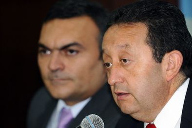 MDZol | Jaque, junto al ministro González. Foto: Nacho Gaffuri / MDZ