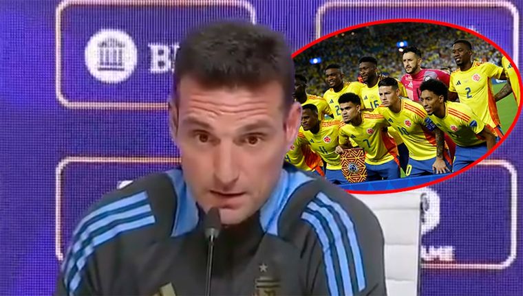 Scaloni se refirió a uno de los puntos fuerte de Colombia. Foto: Captura ESPN y EFE