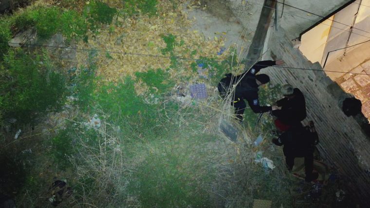 El sospechoso fue capturado en un descampado en Las Heras gracias a un dron térmico.