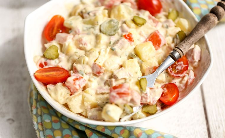 Ensalada Piamontesa Una receta clásica de ensalada para hacer en simples pasos. Foto: Shutterstock