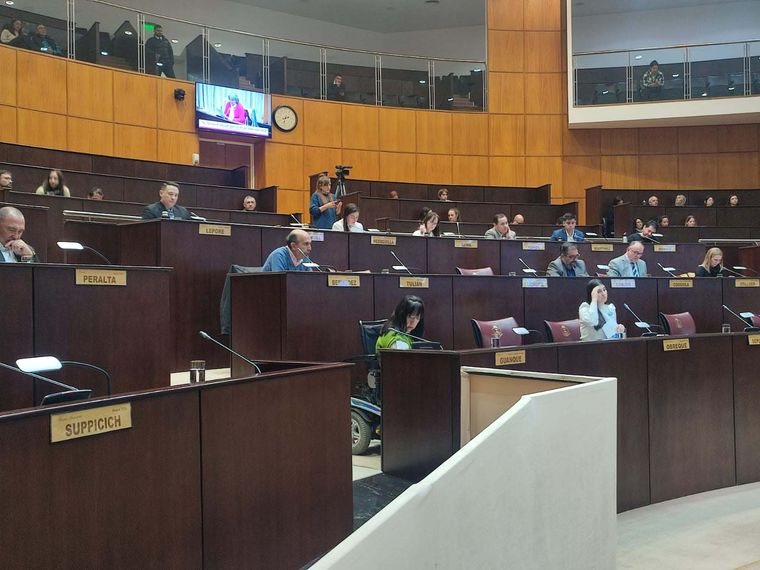 La Cámara de Diputados sancionó por unanimidad un régimen de descuentos en las dietas de legisladores que no puedan justificar su inasistencia. Foto: Legislatura de la provincia de Neuquén