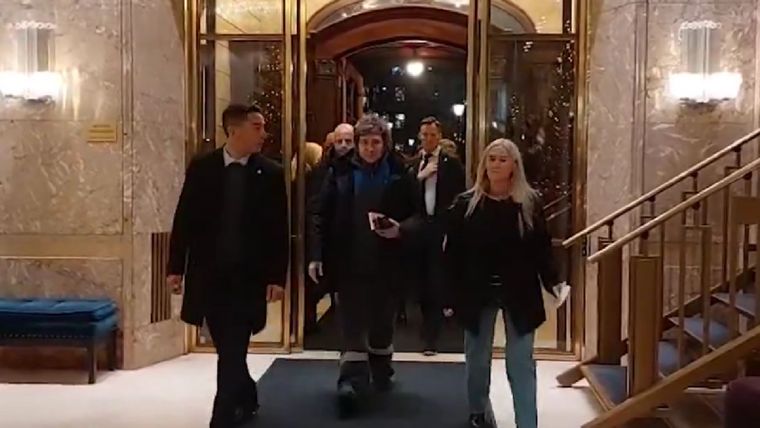 La llegada de Javier Milei a Oslo