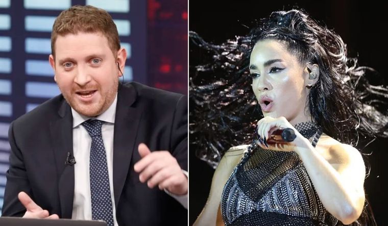 Jonatan Viale criticó a Lali Esposito. Foto: Captura TV