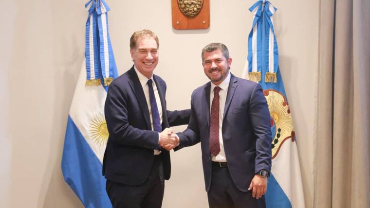 Santilli junto a Marcelo Orrego