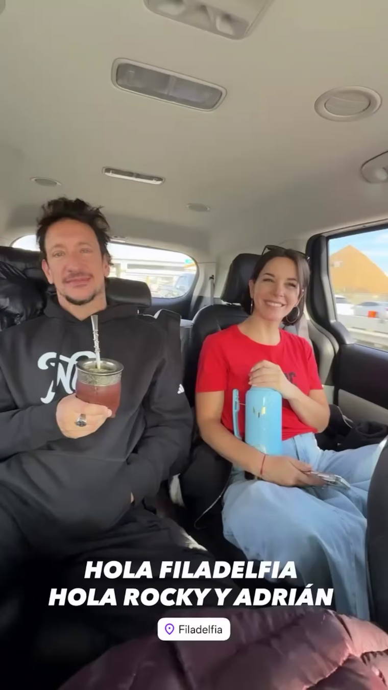 La pareja en Filadelfia. Créditos: Instagram La pareja en Filadelfia. Créditos: Instagram