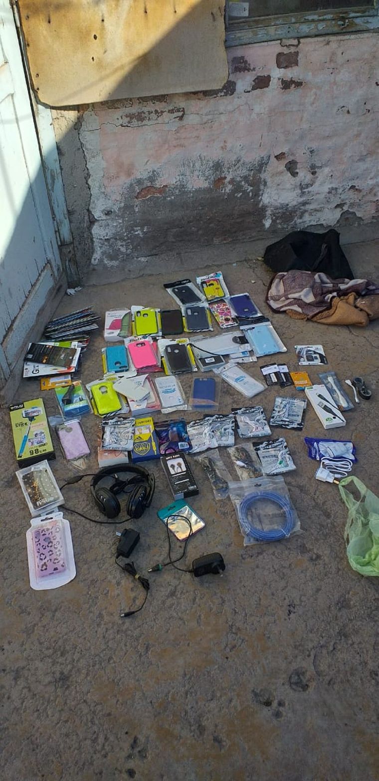 La mercadería sustraída.