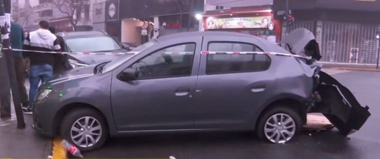 Uno de los autos sufrió importantes daños