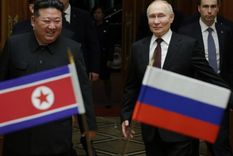 Los líderes firmaron un importante acuerdo de cooperación. Foto: Efe.