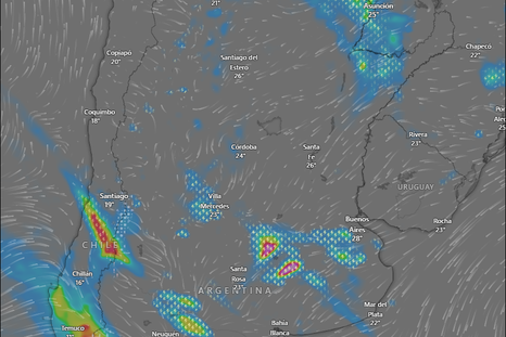 Se esperan fuertes tormentas en gran parte del país.