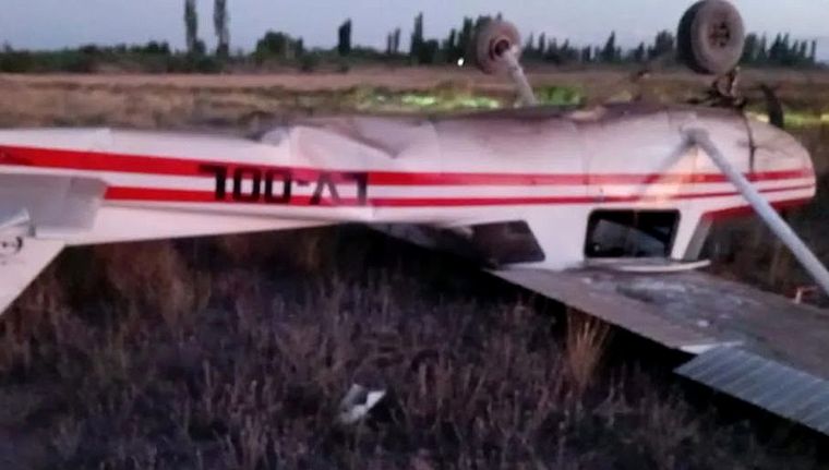Una avioneta cayó en San Rafael y los ocupantes salieron ilesos Foto: laventanasanrafael