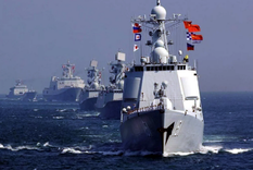 La Marina de China se moverá en aguas cercanas a la isla de Taiwán. Foto: Efe.