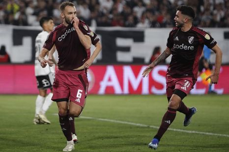 El mensaje de apoyo de los hinchas de River a Germán Pezzella tras la dura lesión. Foto: FotoBaires El mensaje de apoyo de los hinchas de River a Germán Pezzella tras la dura lesión. Foto: FotoBaires