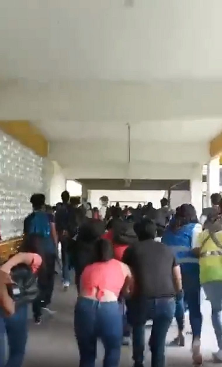 Las imágenes fueron viralizadas a través de las redes sociales