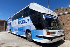 en cuanto se remato el micro que uso carlos menem en la campana de 1995