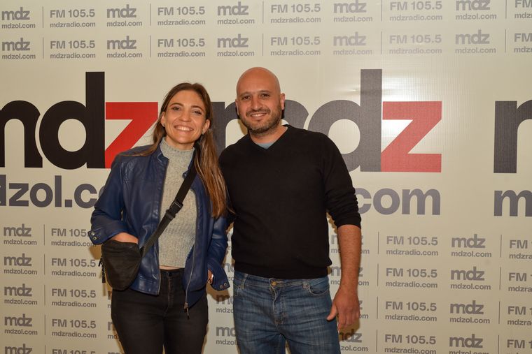 Estefania Mussato y Gabriel Valverde.