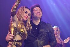 El presidente y la actriz protagonizaron la noche marplatense.