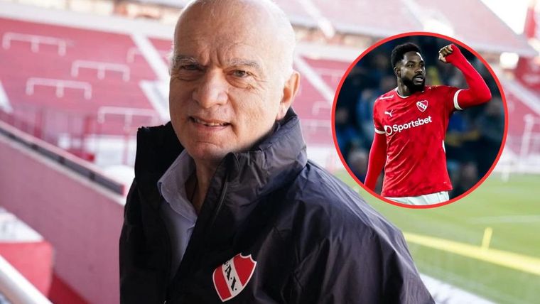 Sigue el fuego cruzado: Néstor Grindetti, presidente de Independiente, respondió a las acusaciones de Álvaro Angulo.