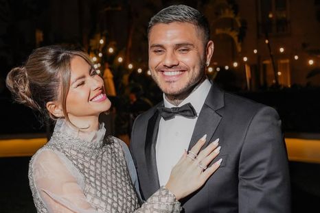 Se rumorea que María Eugenia Suárez y Mauro Icardi estarían esperando su primer hijo. Foto: Instagram @sangrejaponesa