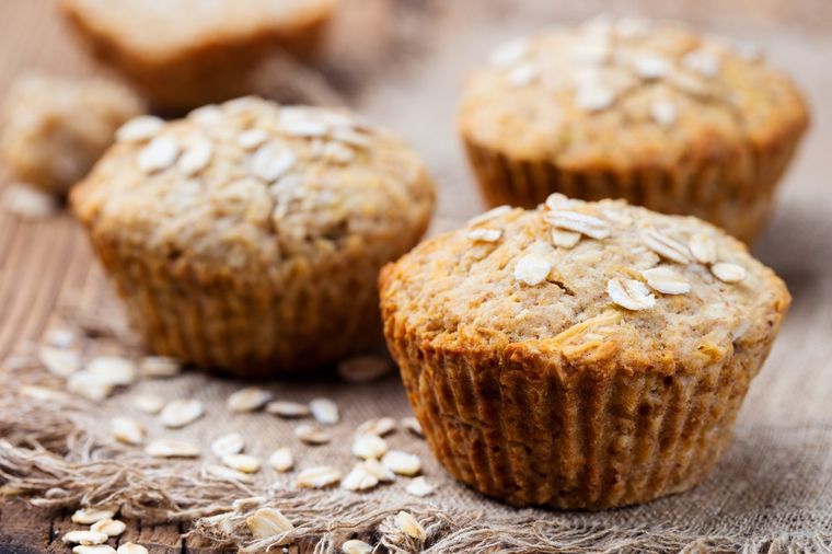 Disfruta de estos deliciosos muffins de avena Foto: Shutterstock