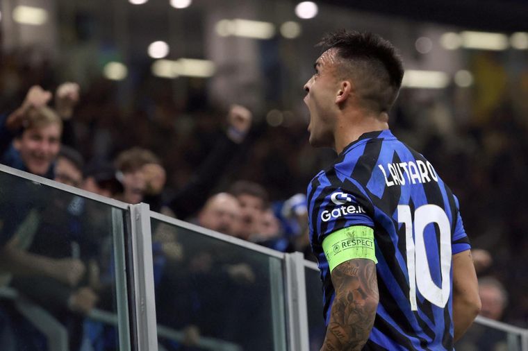 Lautaro Martínez volvió a convertir. Foto: EFE