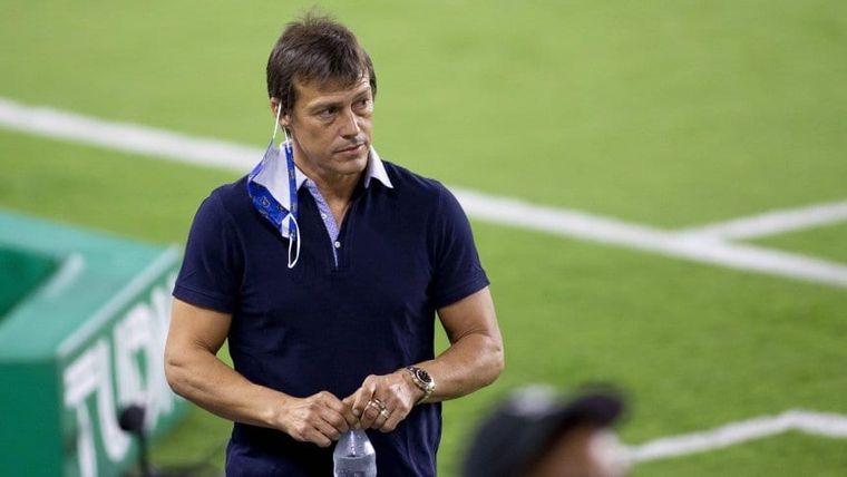 El pelado, en la cuerda floja. Foto: publicada en TyC Sports