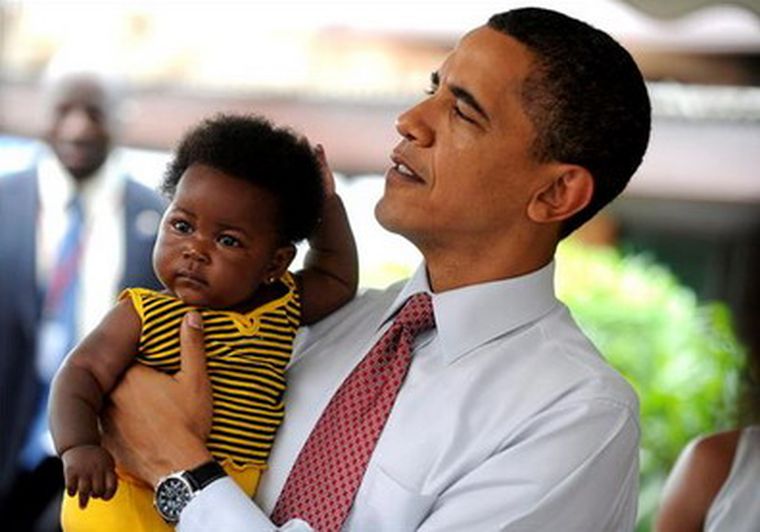 Obama, durante su visita a Ghana. Foto: Efe