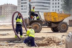 construcción trabajo Los obreros de la construcción se verán poco impactados por la IA. Foto: Efe. construcción trabajo Los obreros de la construcción se verán poco impactados por la IA. Foto: Efe.