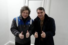 Flávio Bolsonaro se reunió con Javier Milei