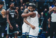 Minnesota festejó ante los Kings Foto: Minnesota Timberwolves