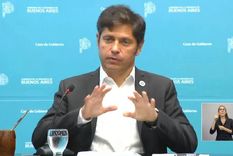 El gobernador bonaerense, Axel Kicillof, respondió al llamado a la rebelión fiscal en la provincia de Buenos Aires con duras acusaciones hacia el presidente Foto: Canal de YouTube del Gobierno de la provincia de Buenos Aires