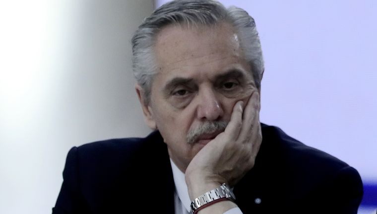 La imagen de Alberto Fernández Foto: EFE