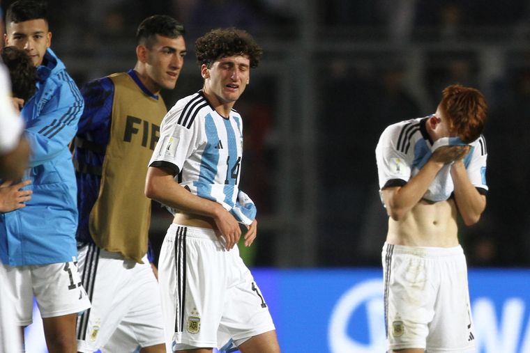 La eliminación pegó duro en la Selección argentina Sub 20 Foto: EFE