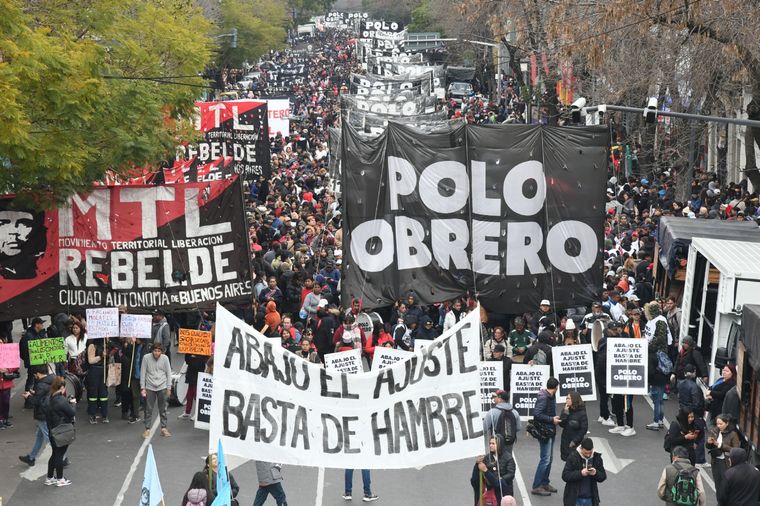 Piquete La posición del Gobierno sostiene que el que corta no cobra. Foto: Télam