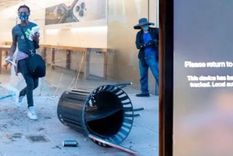 Una de las tiendas Apple saqueadas. Foto: https://www.baenegocios.com/